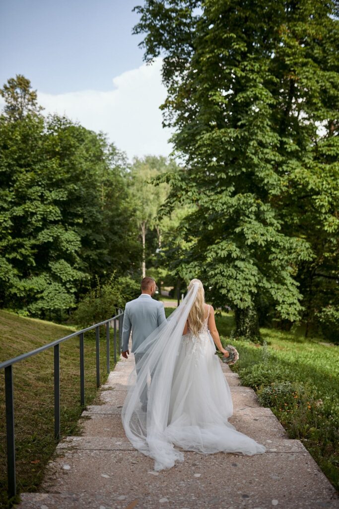 Final moments of a wedding celebration at Bled Rose Hotel